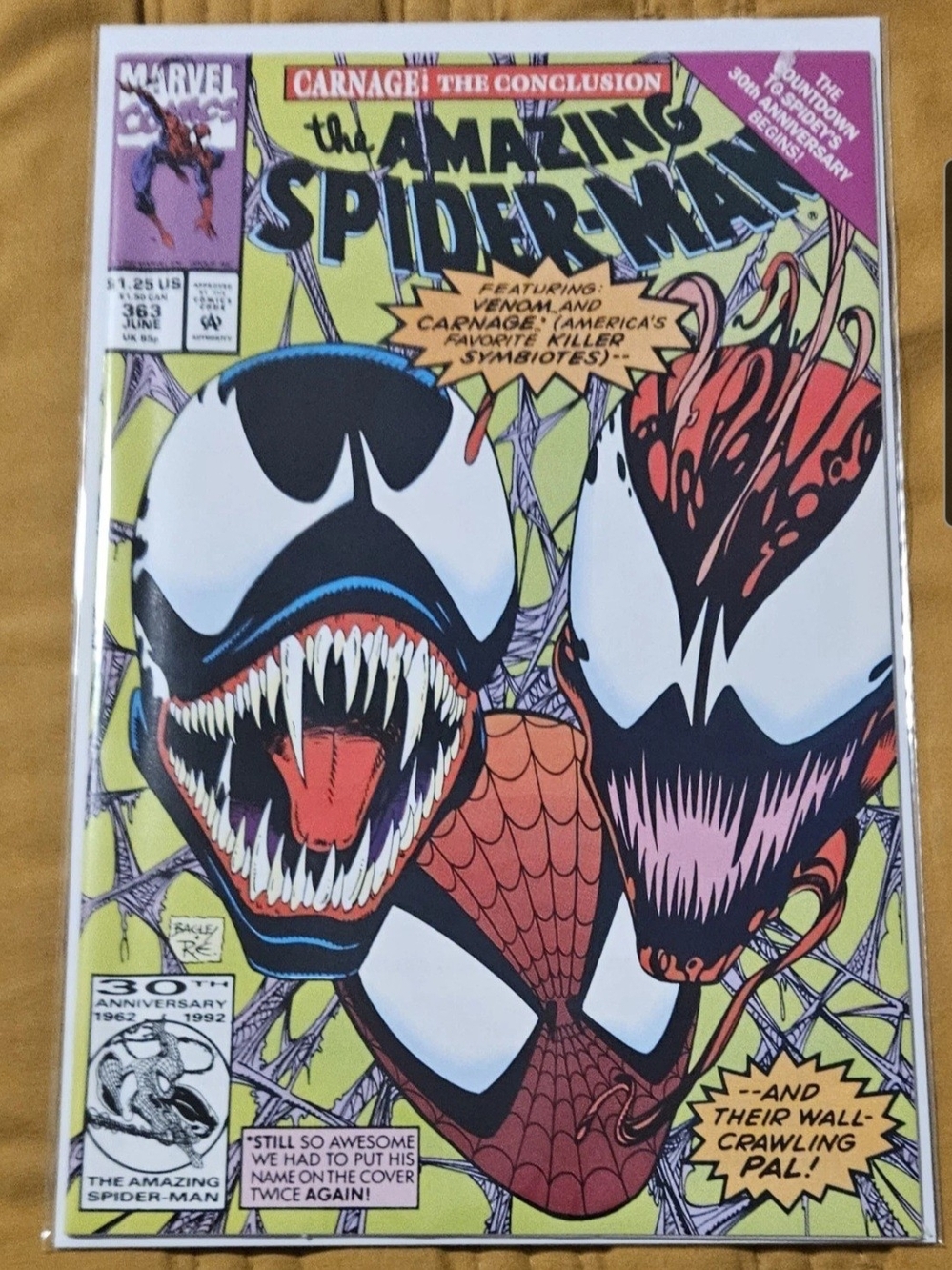 The Amazing Spider-Man #363 (Marvel Comics June 1992) NM- Condition!